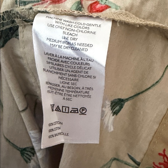 Anthropologie The Somerset Maxi Floral Dress Size L - Picture 8 of 8